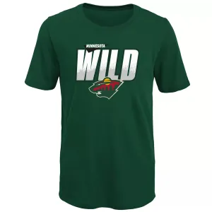 Minnesota Wild Youth Green Frosty Center Tee