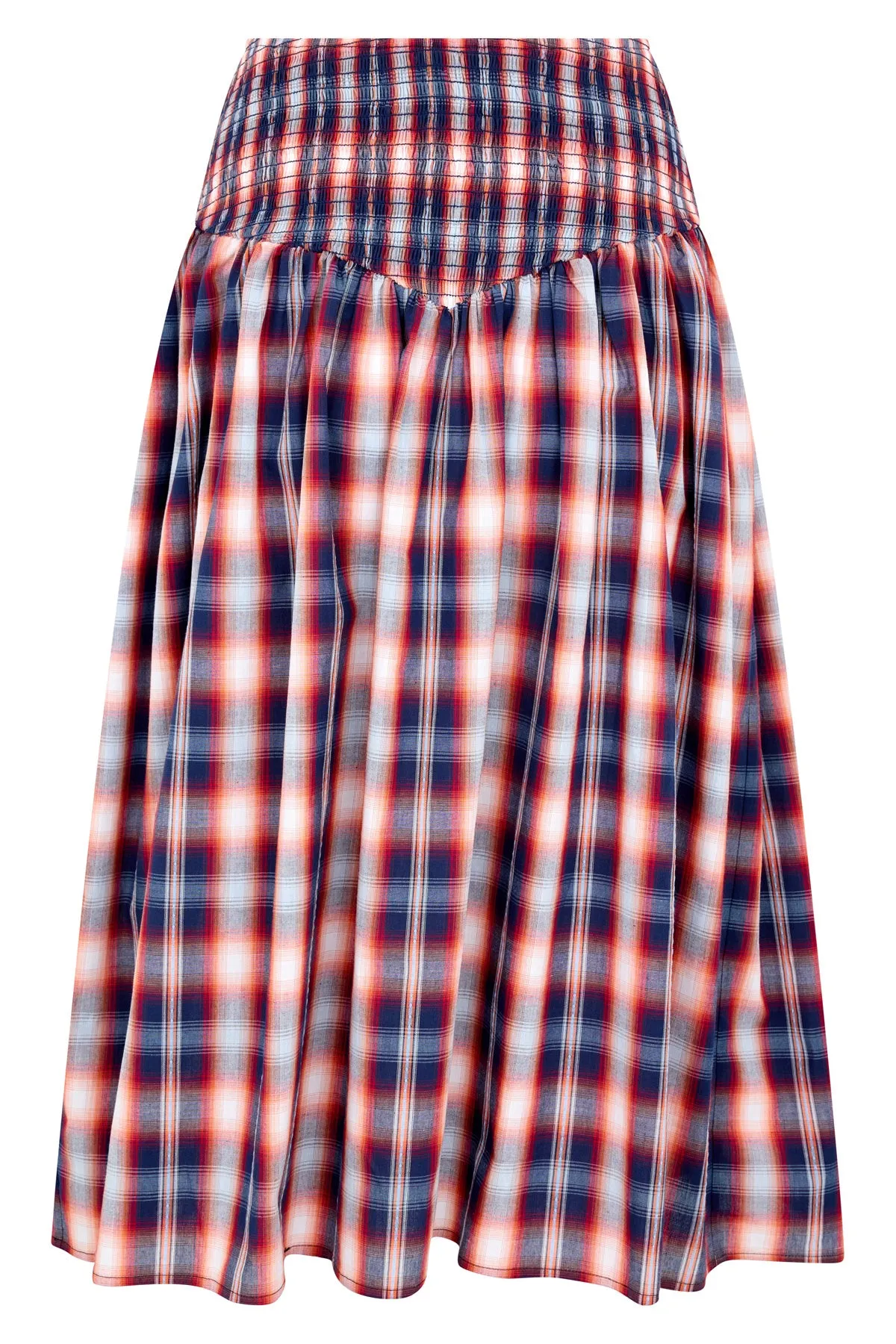 Negroni Ruched Midi Skirt