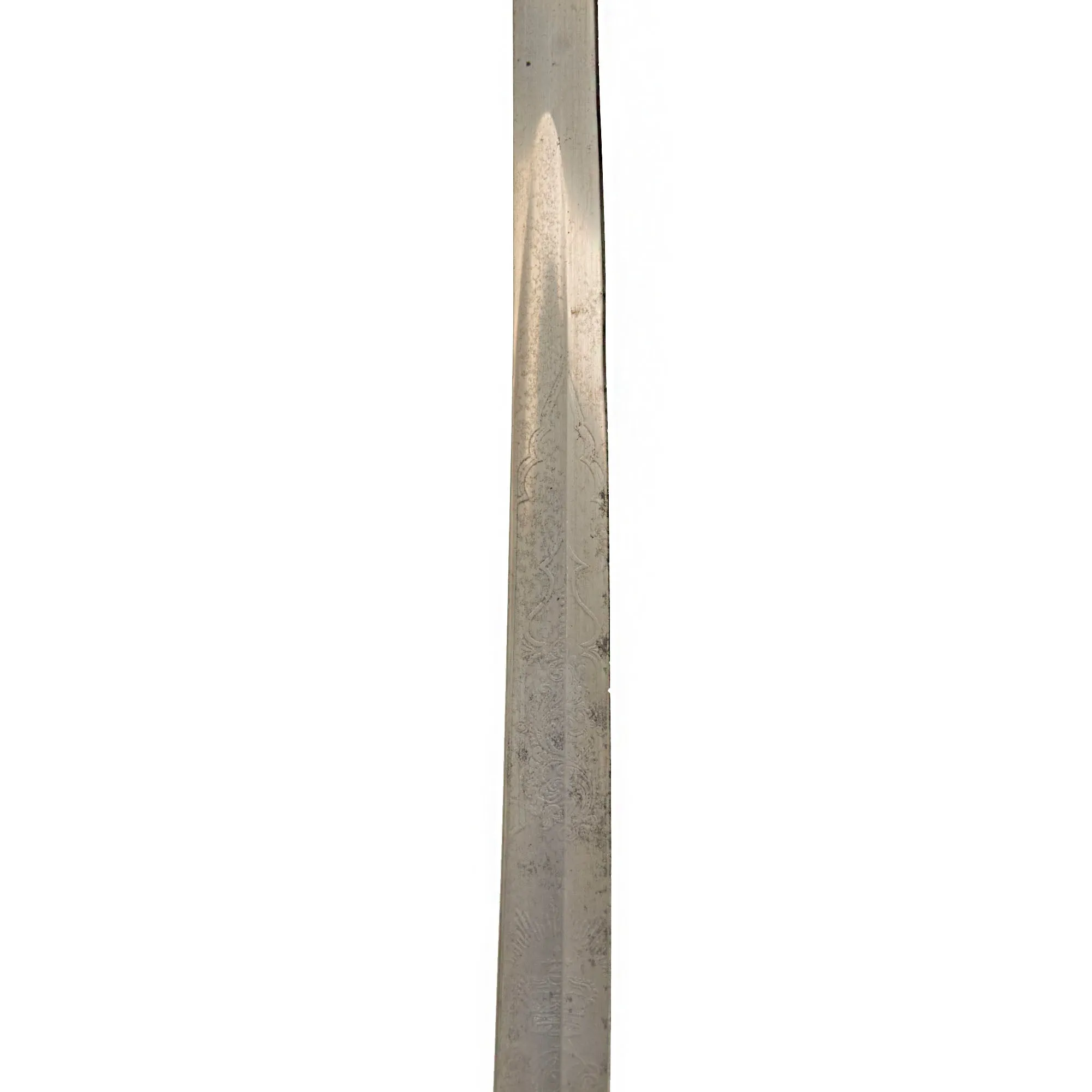 Original British Victorian P-1845 Officer's Dress Sword by Simpson & Rook with Steel Scabbard c.1870 - VR Marked With Owner’s Initials