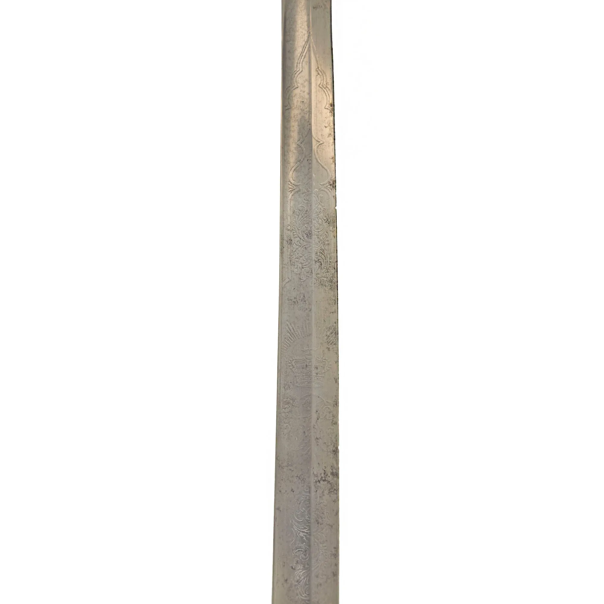 Original British Victorian P-1845 Officer's Dress Sword by Simpson & Rook with Steel Scabbard c.1870 - VR Marked With Owner’s Initials