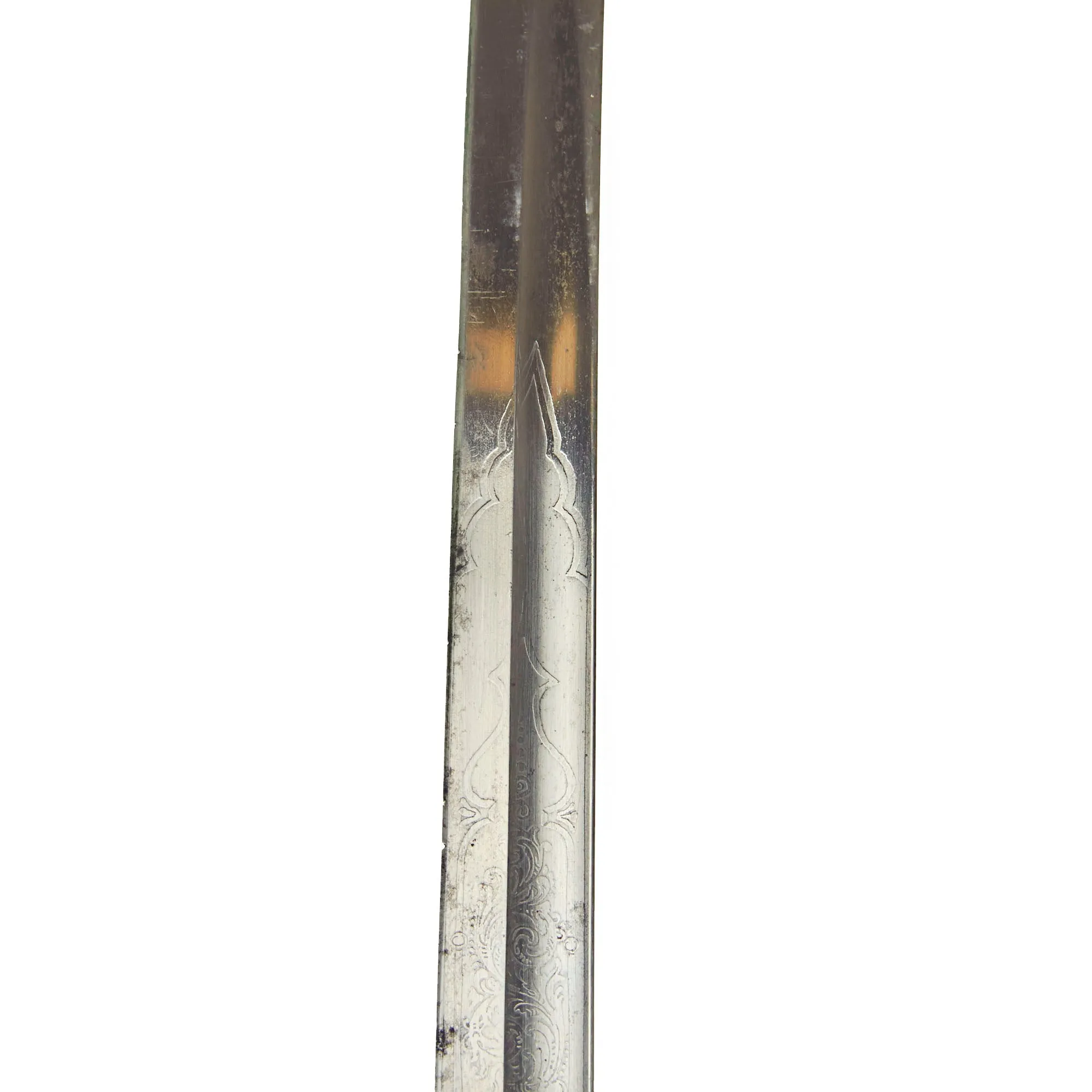 Original British Victorian P-1845 Officer's Dress Sword by Simpson & Rook with Steel Scabbard c.1870 - VR Marked With Owner’s Initials