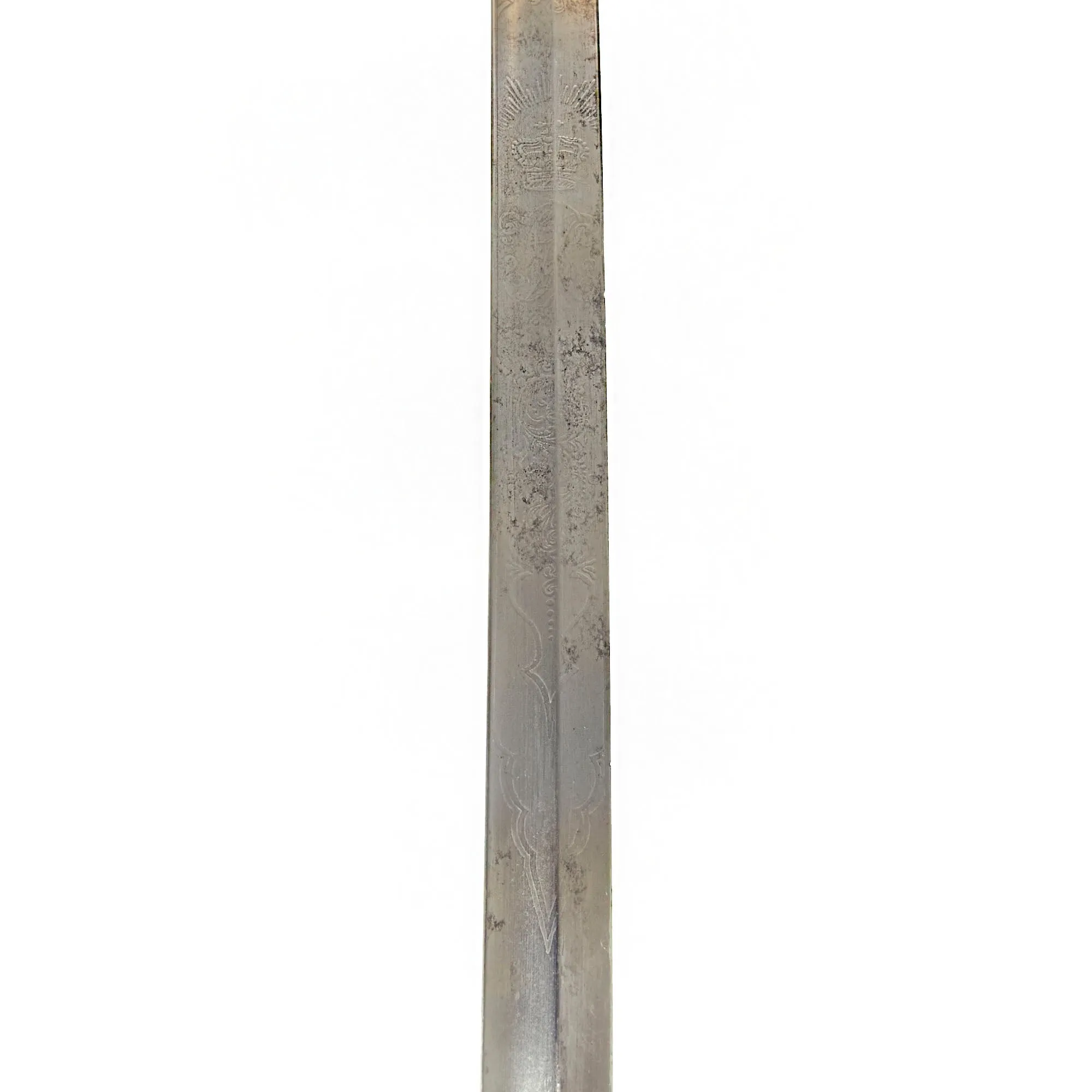 Original British Victorian P-1845 Officer's Dress Sword by Simpson & Rook with Steel Scabbard c.1870 - VR Marked With Owner’s Initials