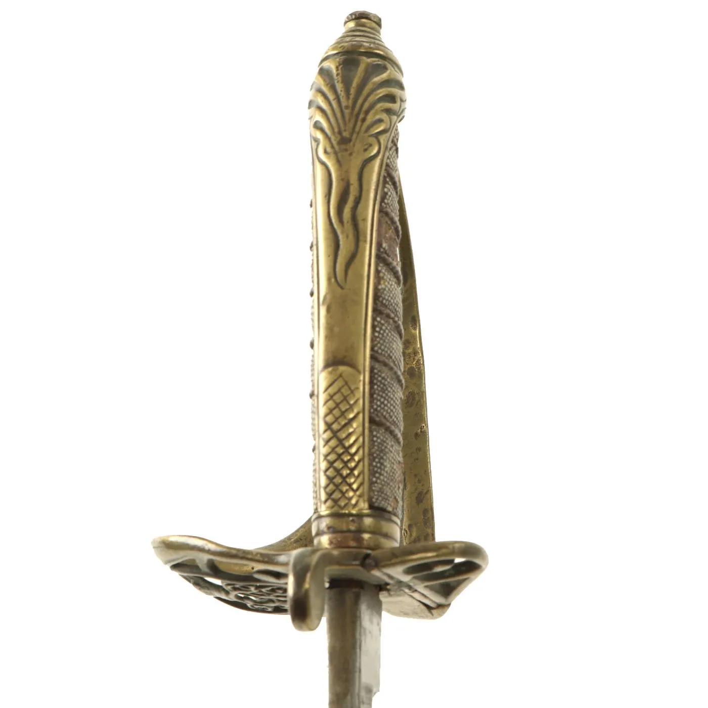 Original British Victorian P-1845 Officer's Dress Sword by T. White with Steel Scabbard c.1870 - VR Marked