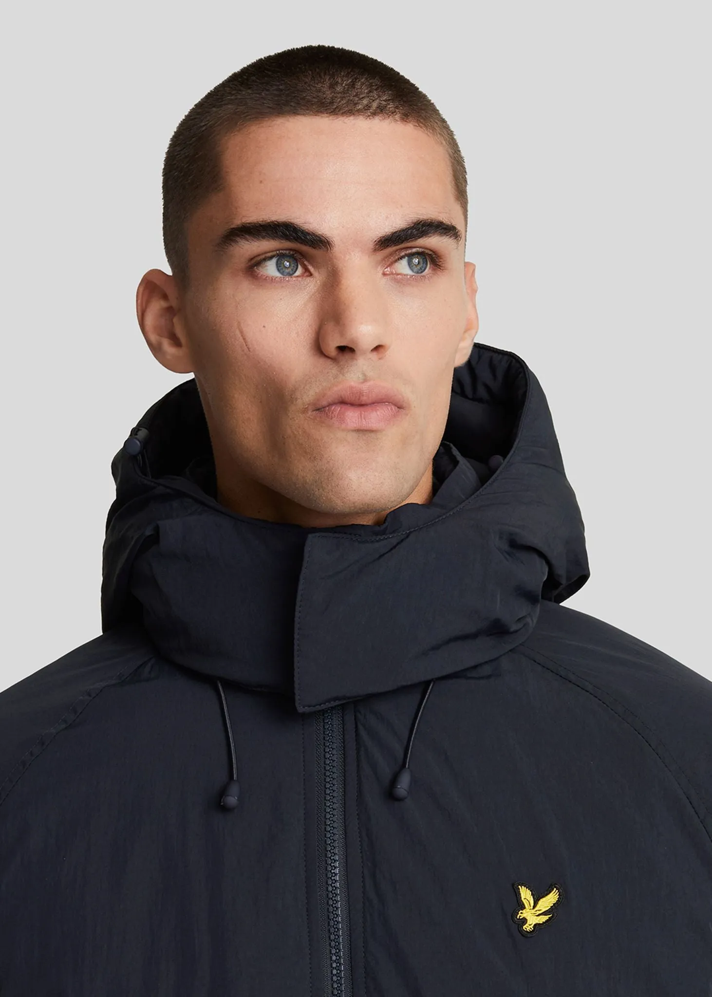 Padded puffer jacket - dark navy