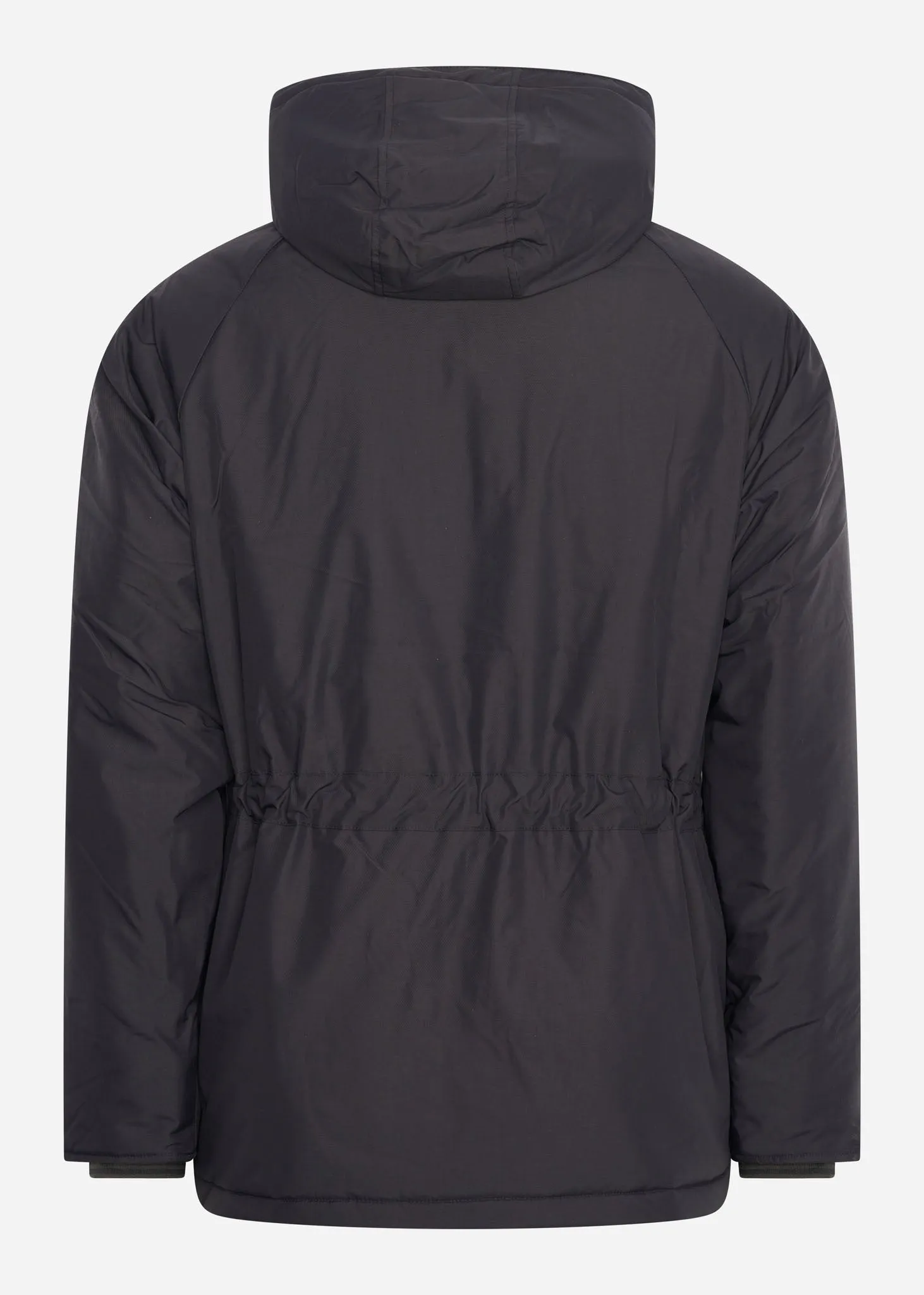 Padded zip-through jacket - black