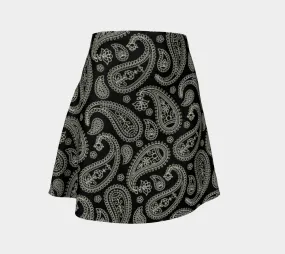 Paisley Peace Flare Skirt