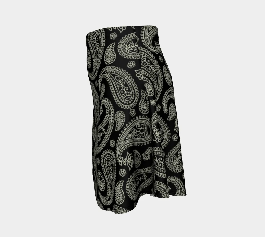 Paisley Peace Flare Skirt