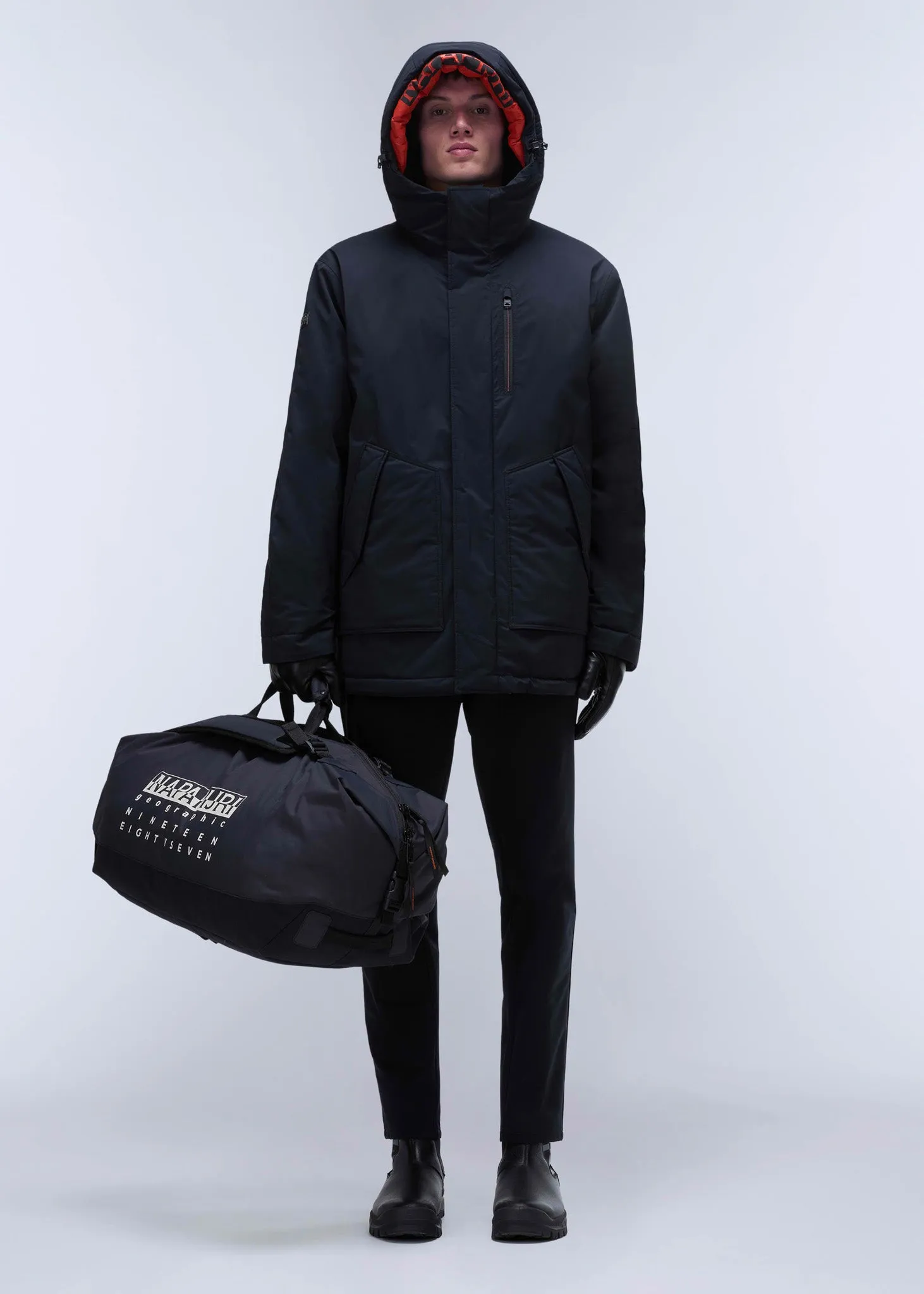 Parka jacket - black