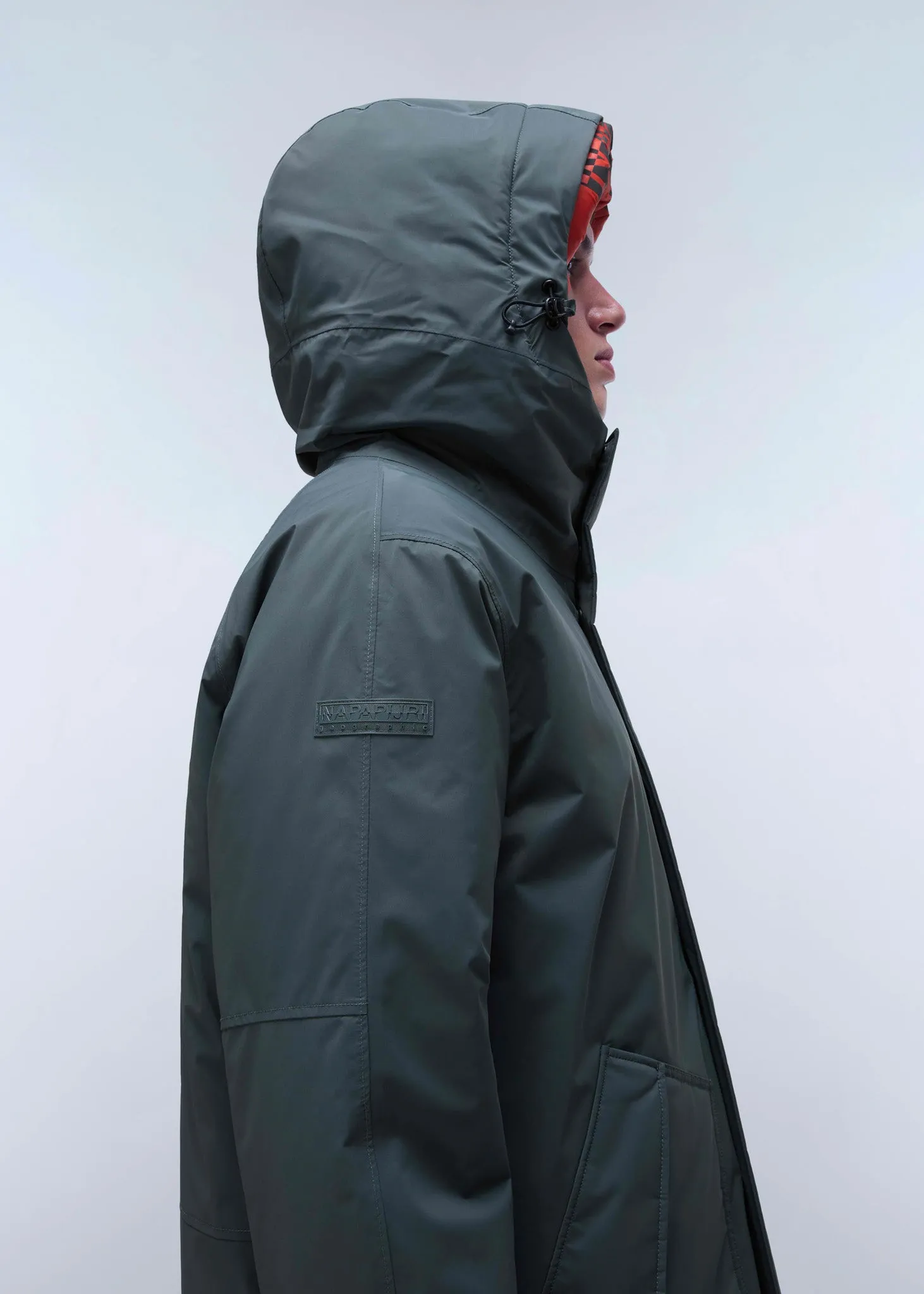 Parka jacket - green urban