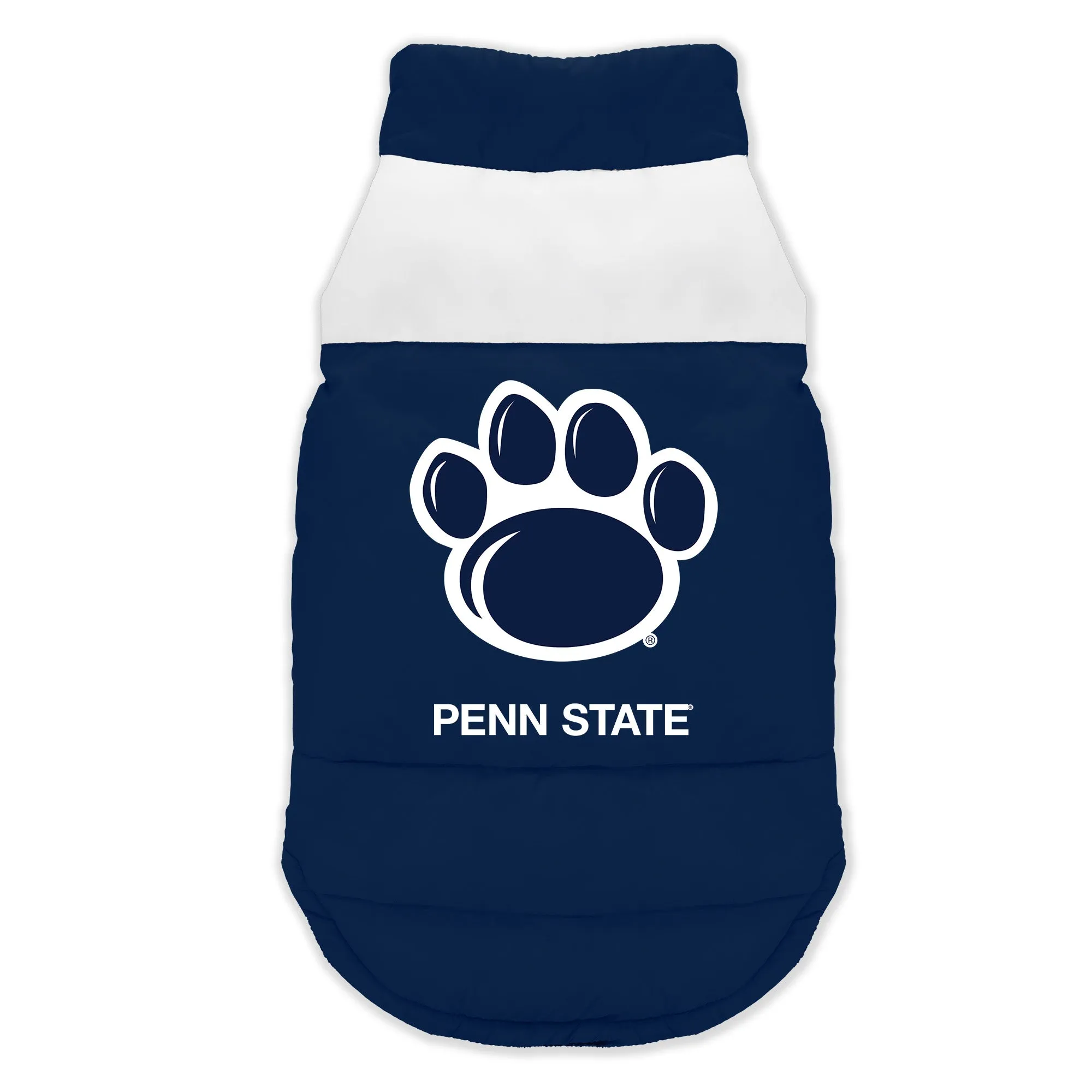 Penn State University Pet Parka Puff Vest