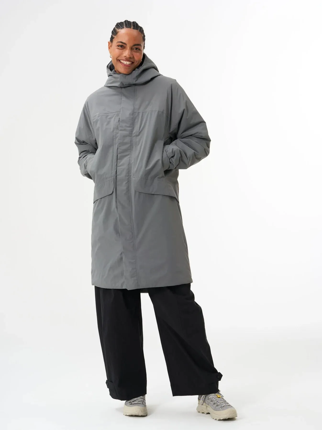 pinqponq Parka Unisex Storm Grey