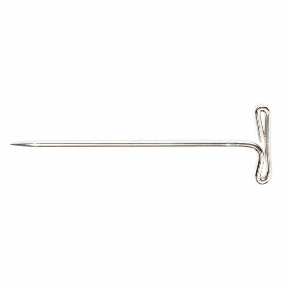 Pins - T-Pins 51mm - Nickel 20 Pieces