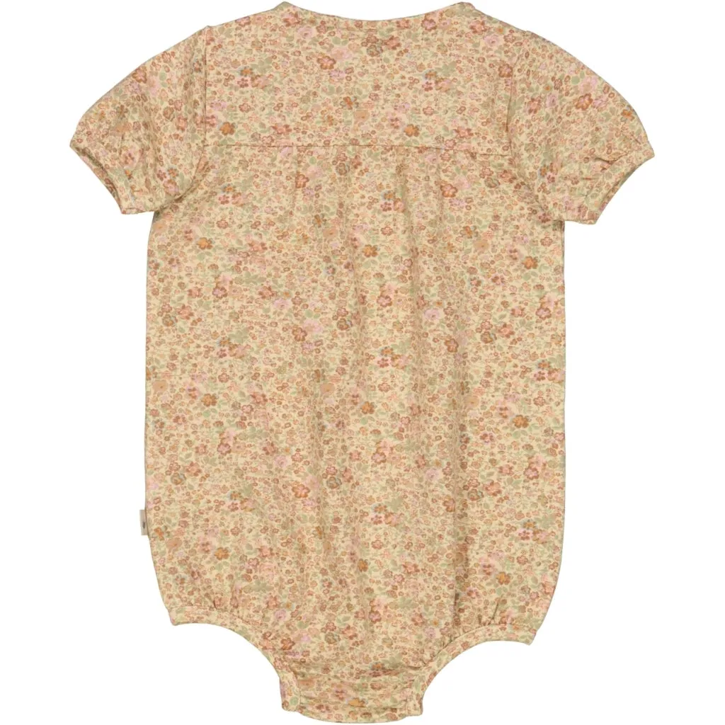 Playsuit Vilja - barely beige small flowers