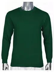 Pro Club Heavyweight Long Sleeve Forest Green T Shirt