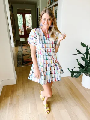 Rainbow Boots Lucy Dress