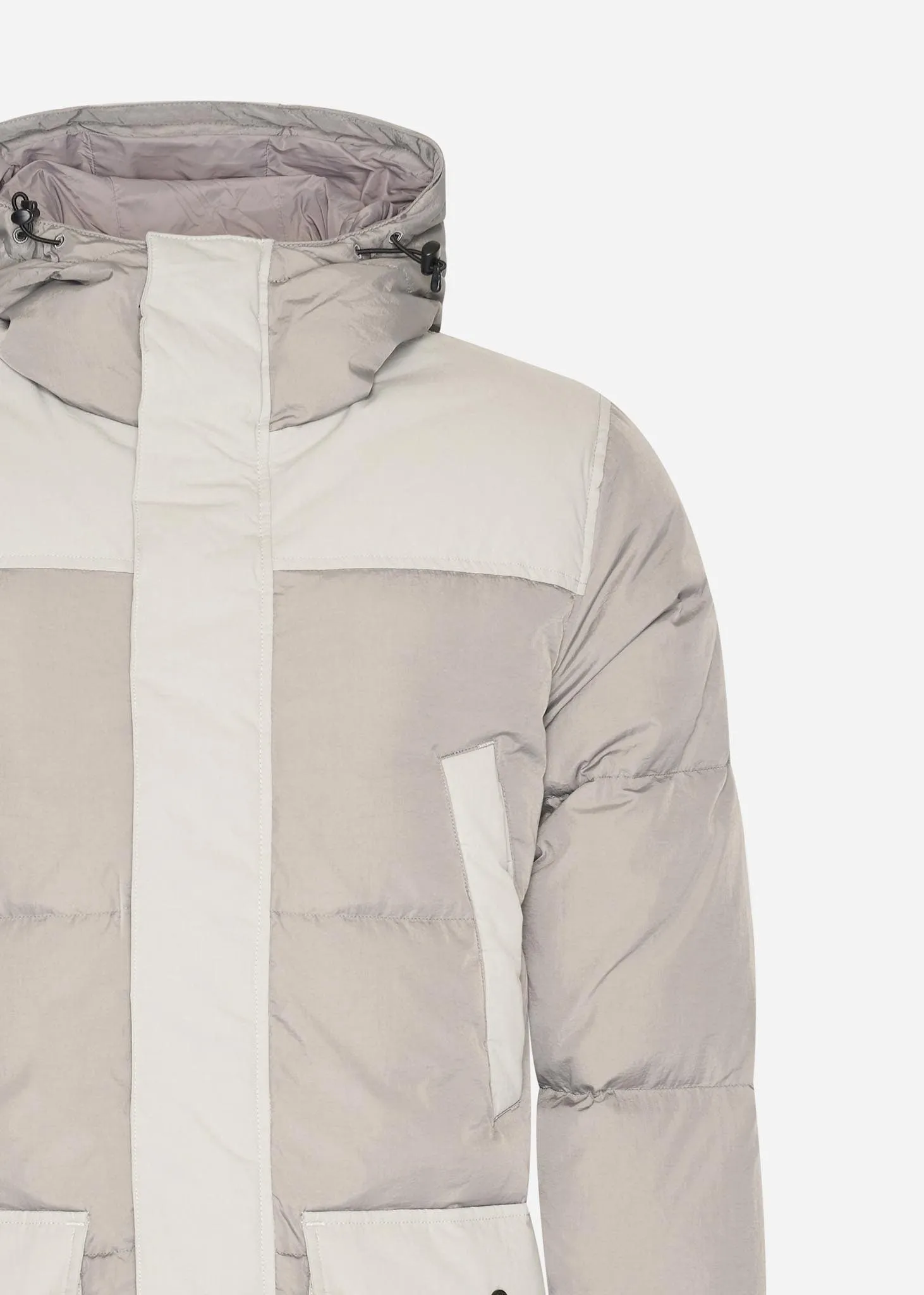 Recoil down coat parka - sedona grey