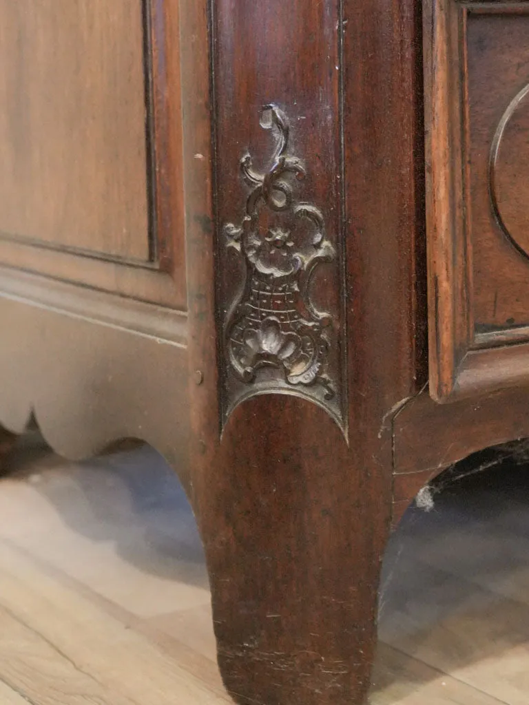 Regence Period Mahogany Commode w/ Original Marble Top, 18th Century