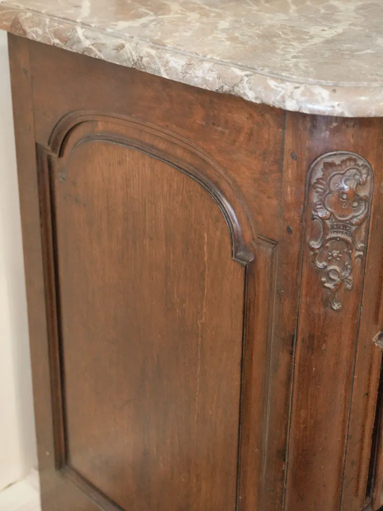 Regence Period Mahogany Commode w/ Original Marble Top, 18th Century