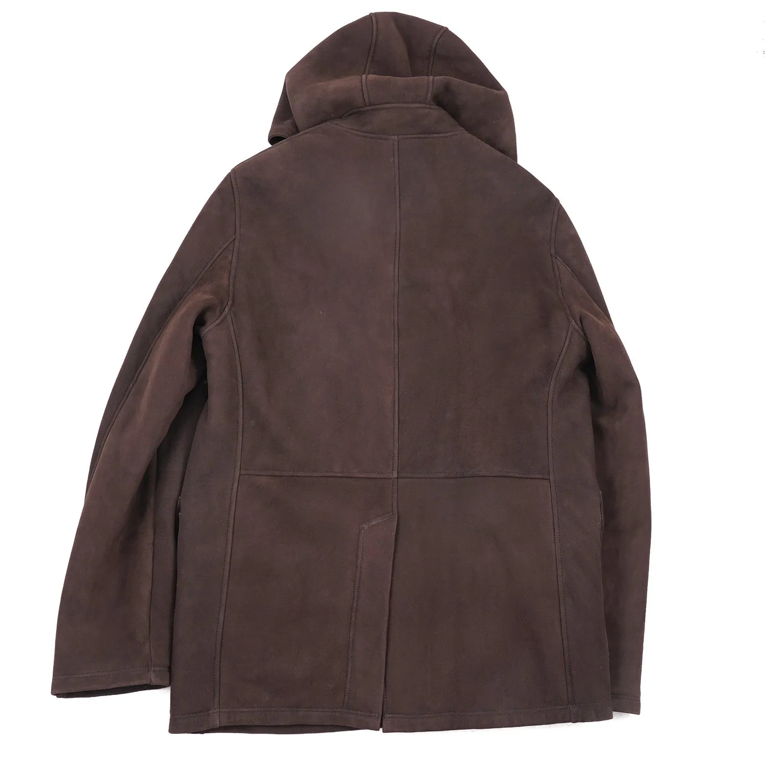 Rifugio Shearling Leather Hooded Parka