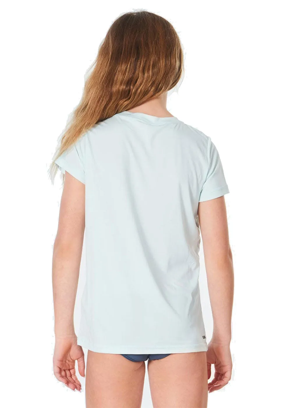 Rip Curl Girls Retro Surflite Short Sleeve Rash Guard