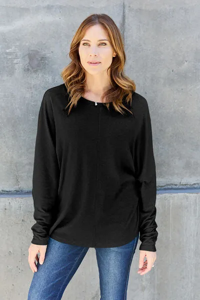 Round Neck Long Sleeve T-Shirt