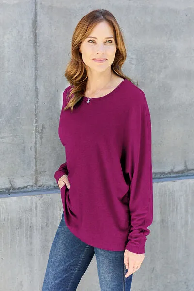 Round Neck Long Sleeve T-Shirt