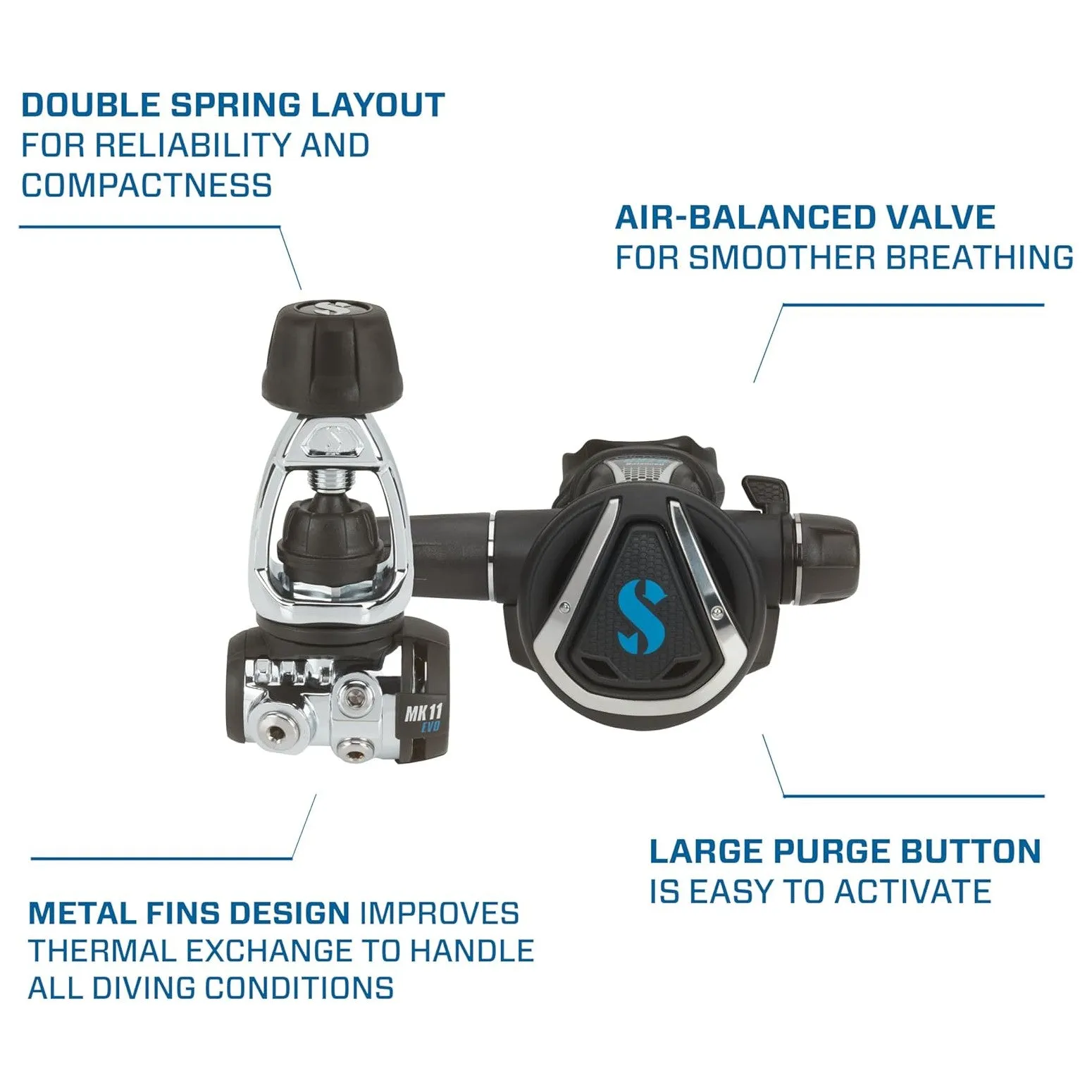 ScubaPro MK 11 EVO/C370 Dive Regulator System