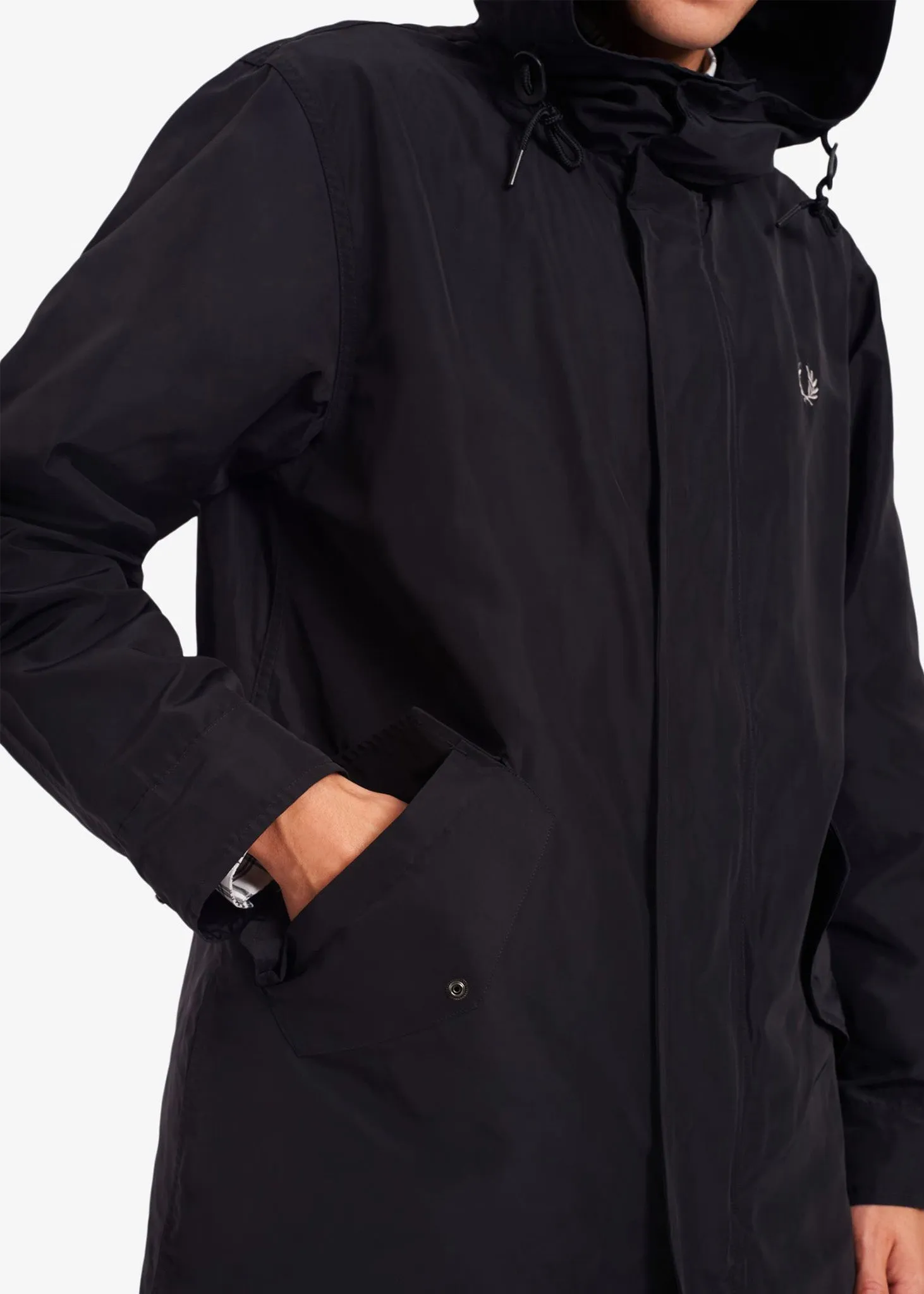 Shell parka - black