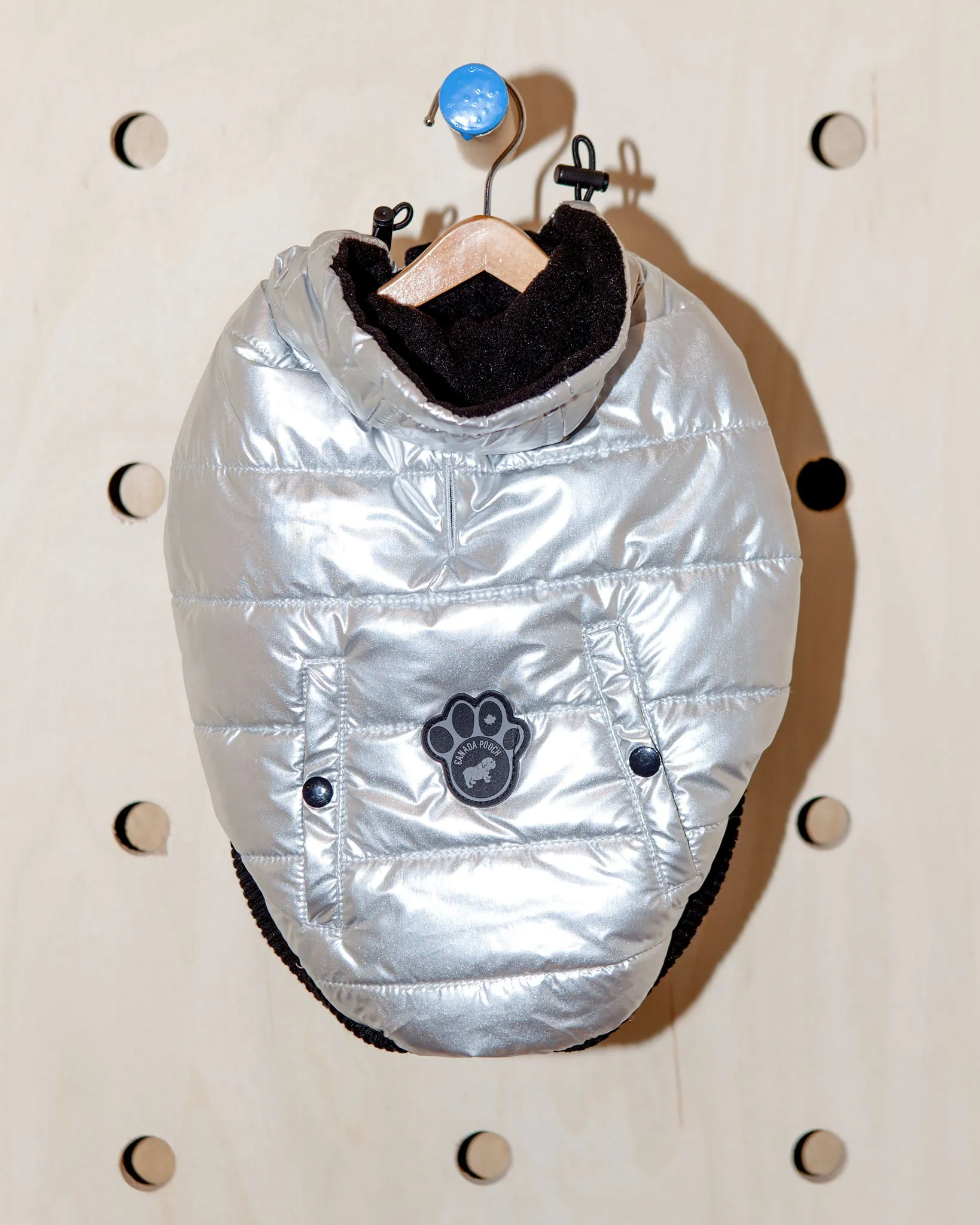 Shiny Puffer Vest in Silver (FINAL SALE)