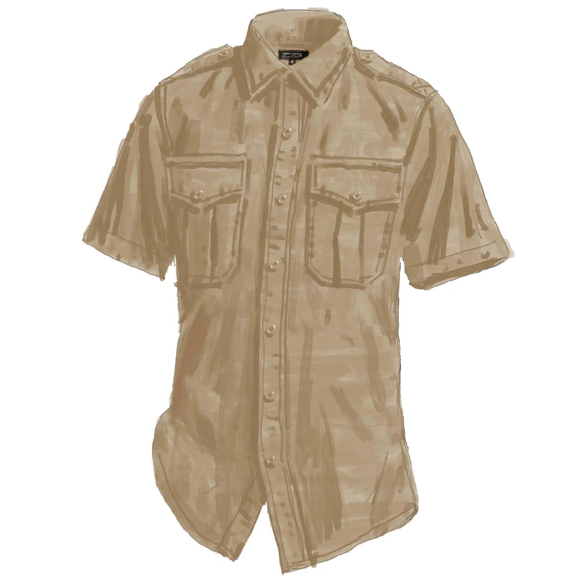 Short Sleeve Officer & Gentleman Field Shirt