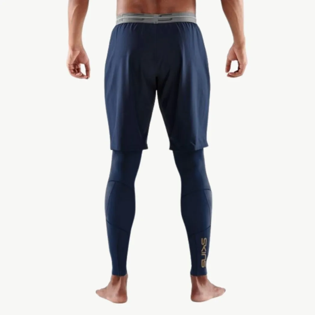 skins compression Series-5 Men's Travel and Recovery Long Tights