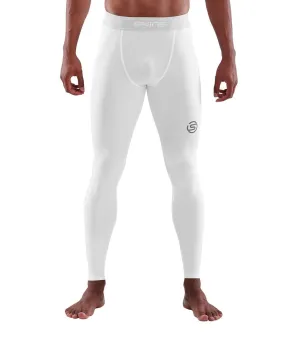 SKINS Series-1 Mens Long Tights - White