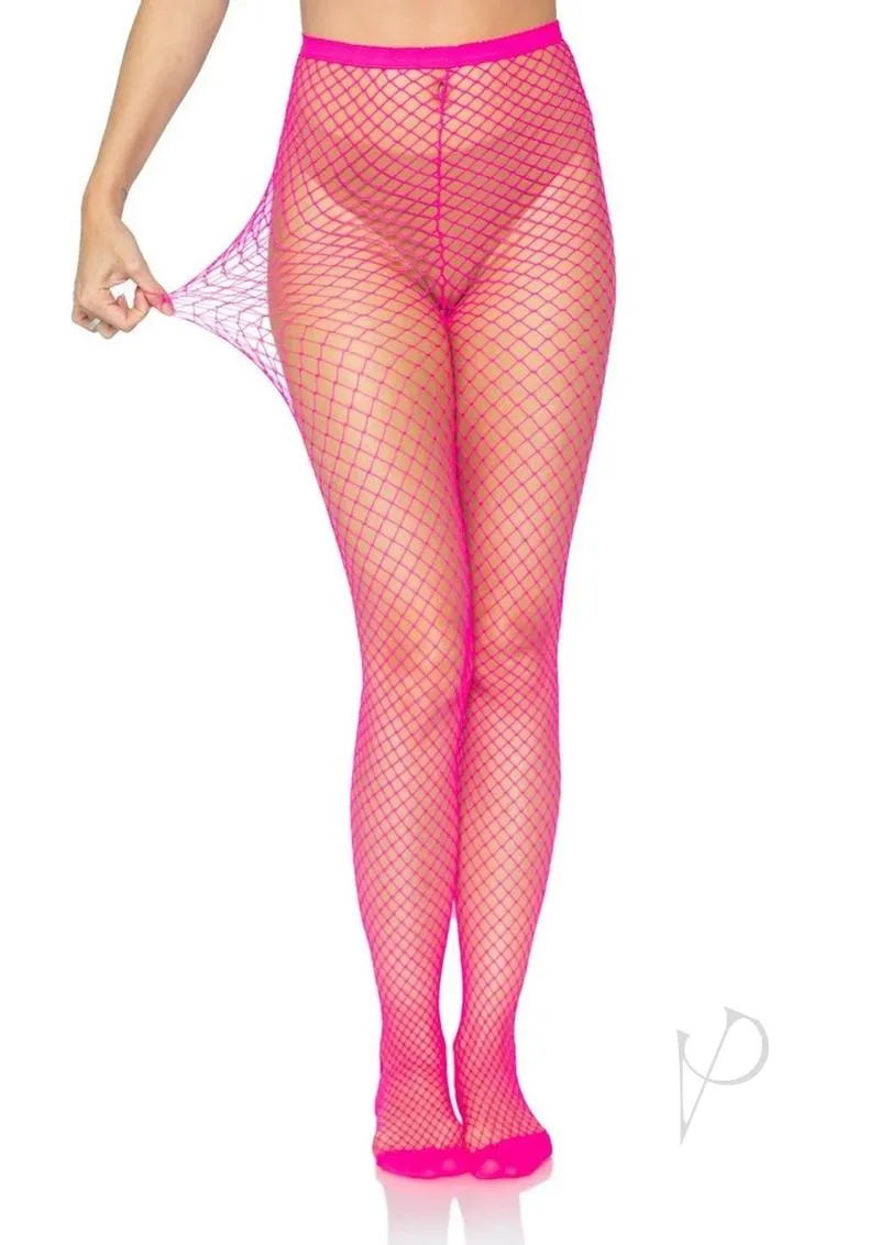 Spandex Industrial Net Tights Os Pink