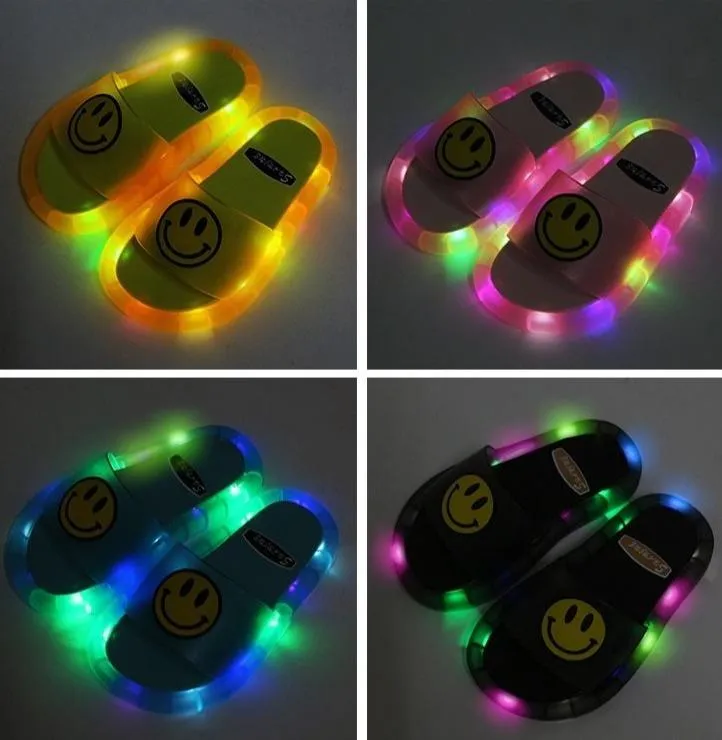 Sparkling Led Kids Slippers