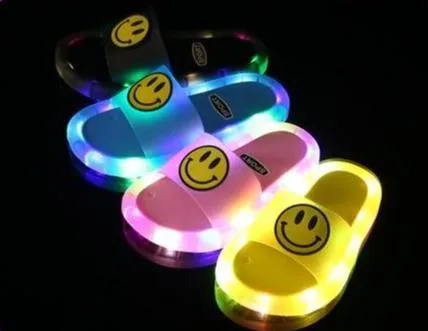 Sparkling Led Kids Slippers