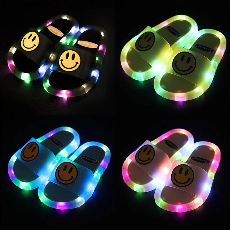 Sparkling Led Kids Slippers