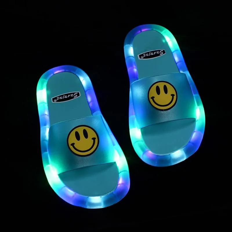 Sparkling Led Kids Slippers