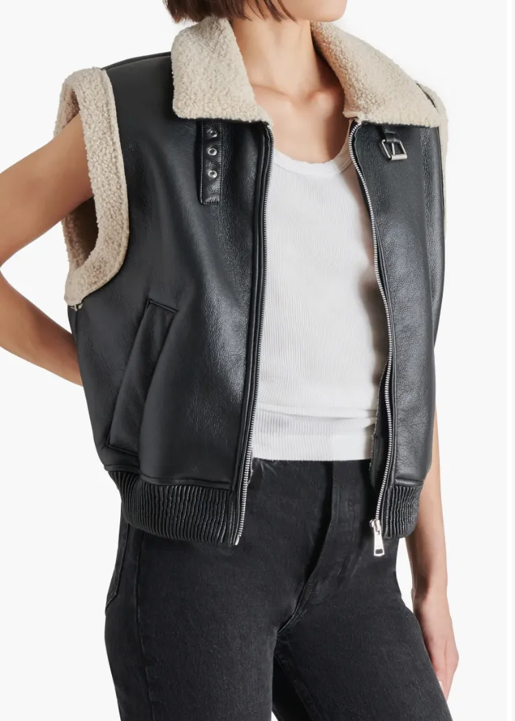 Steve Madden Avi Vest- Black