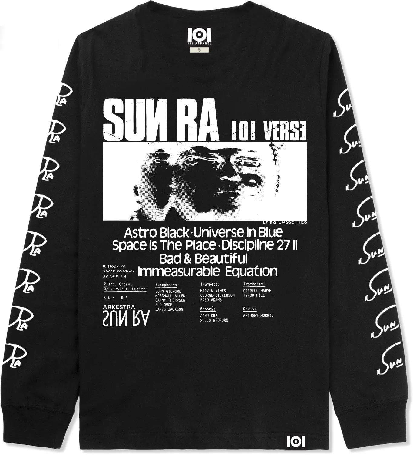 SUN RA LONG SLEEVE - BLACK