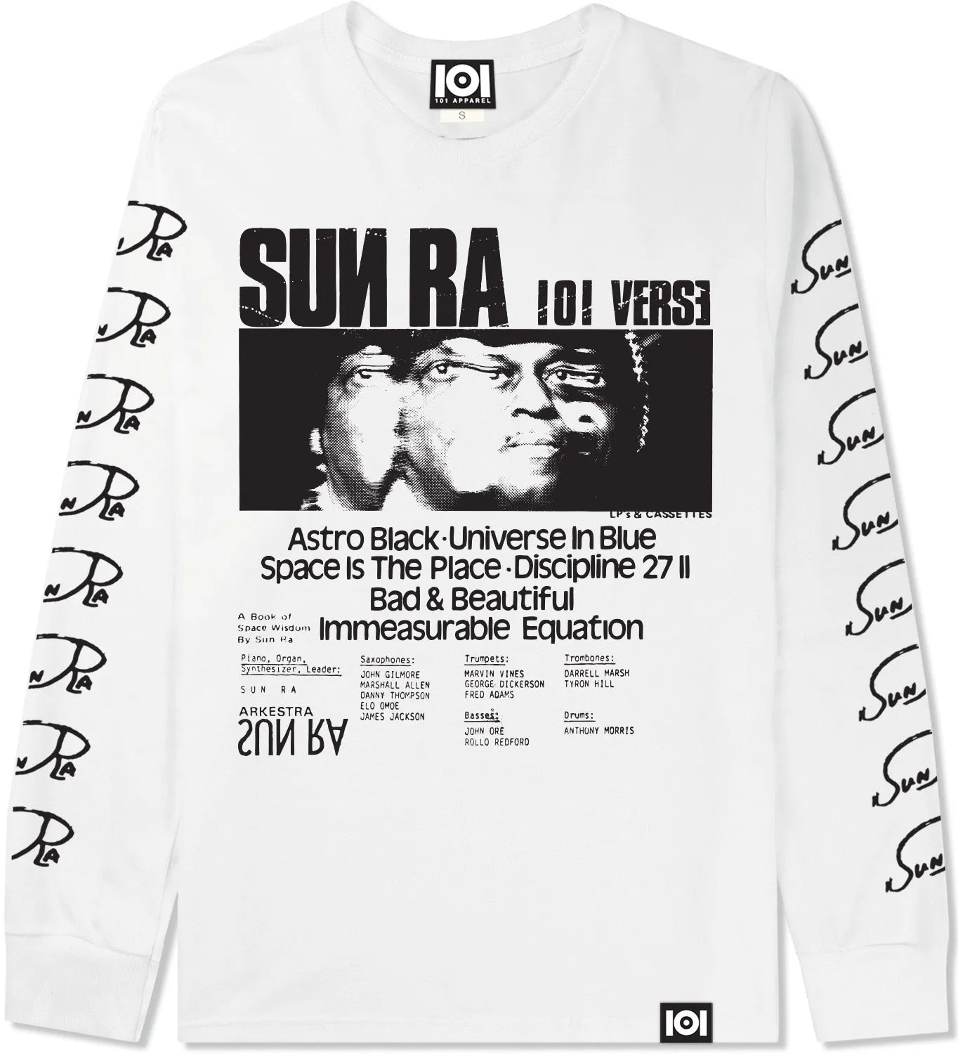 SUN RA LONG SLEEVE - WHITE