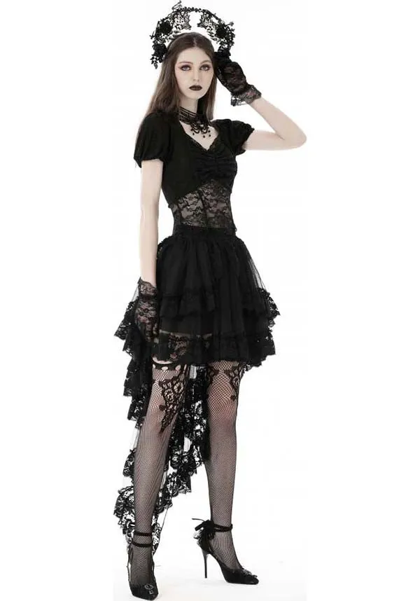 Swallow Tail | LACE SKIRT