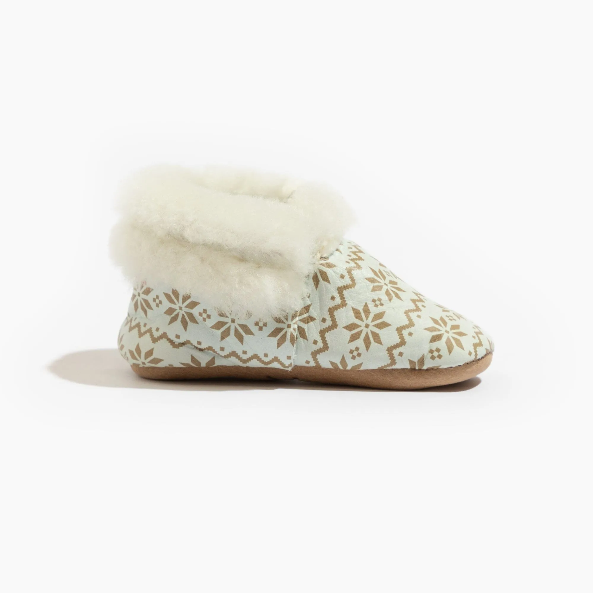 Sweater Weather Shearling Baby Shoe