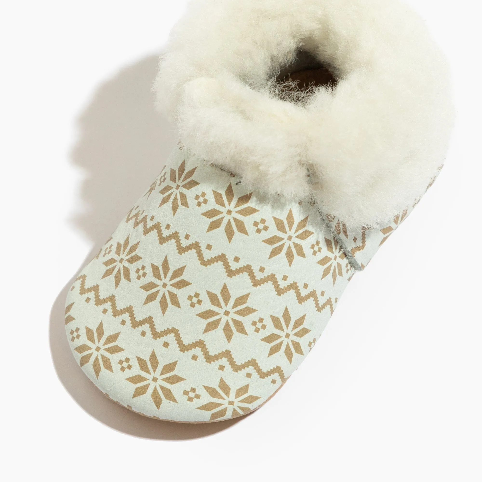 Sweater Weather Shearling Baby Shoe