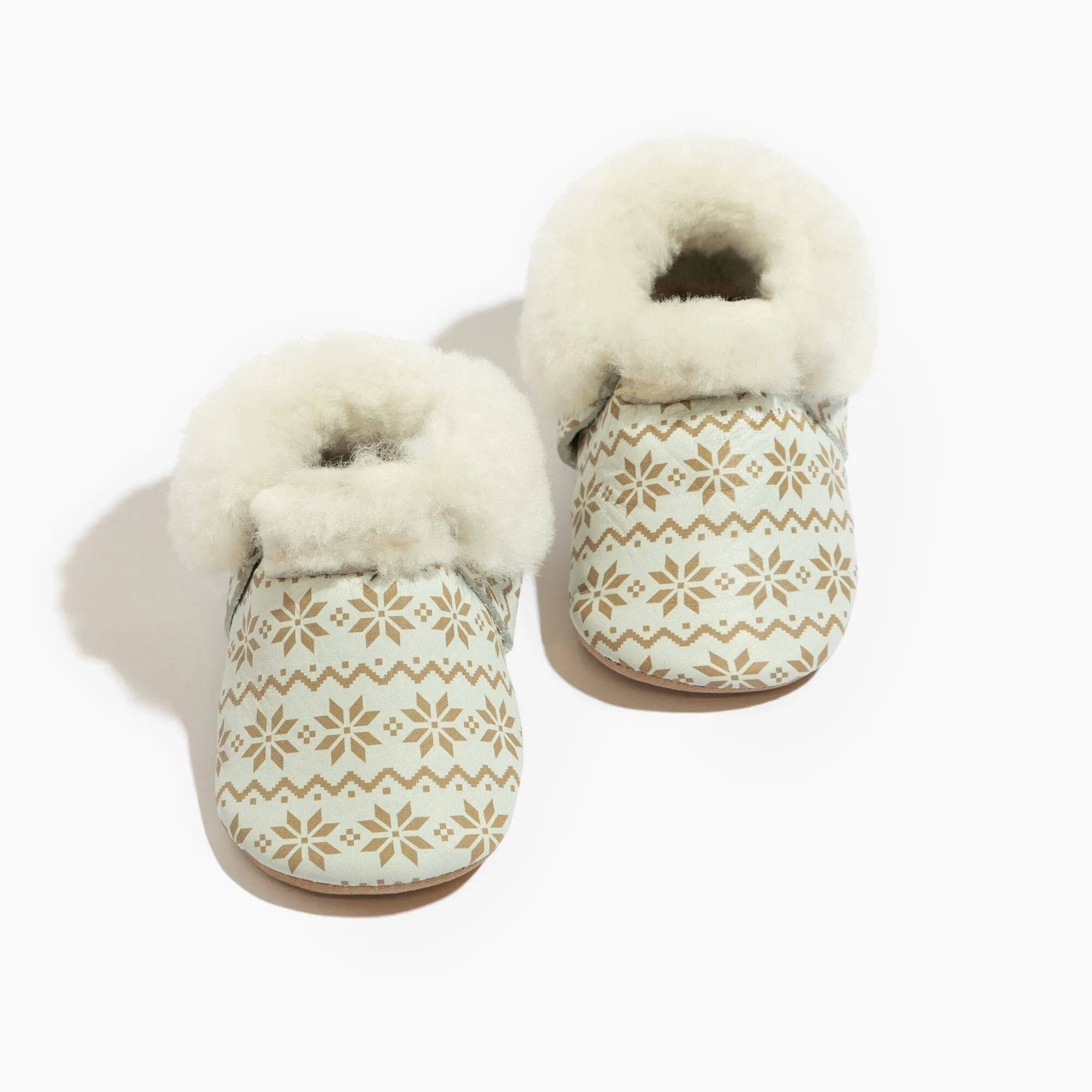 Sweater Weather Shearling Baby Shoe