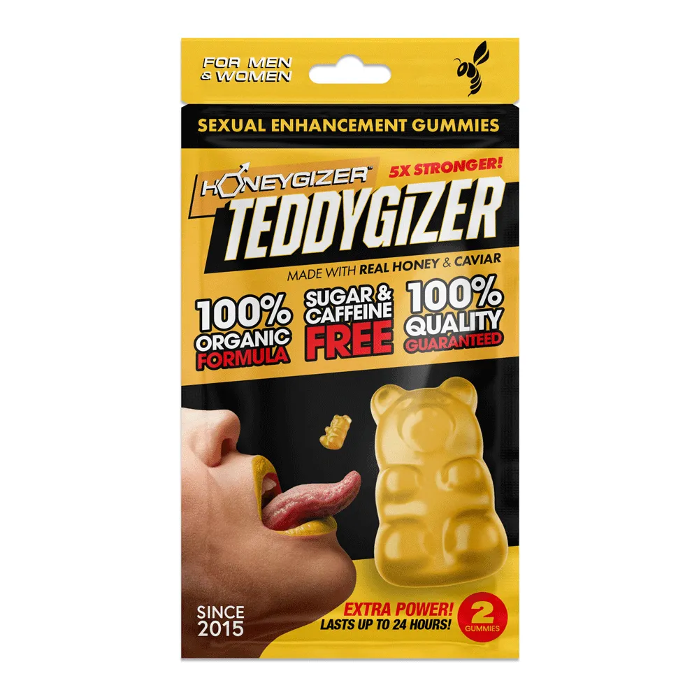 TEDDYGIZER Male Sexual Enhancement Gummy - Real Honey With Caviar & Fish Oils (24 ct.)