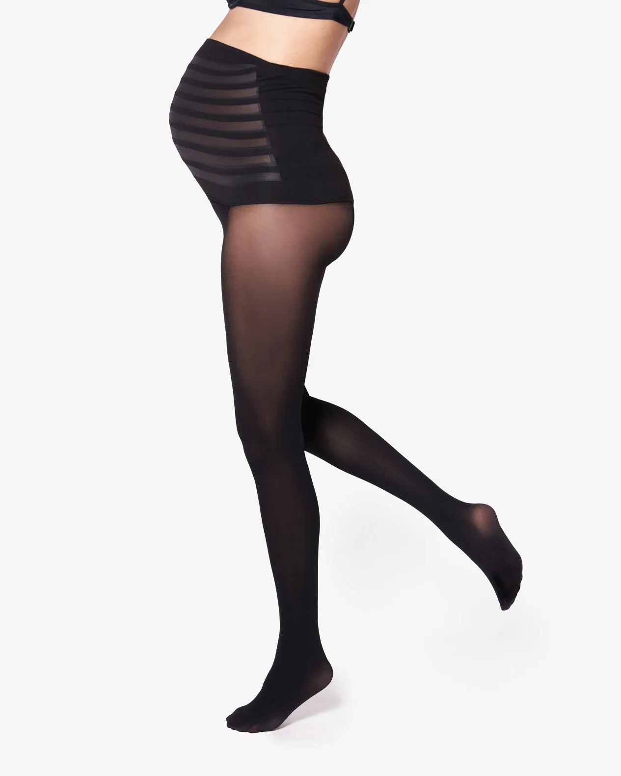 The Bump Seamless Maternity Tights 40 Denier Black