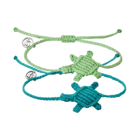 Turtle Macrame Bracelet Bundle