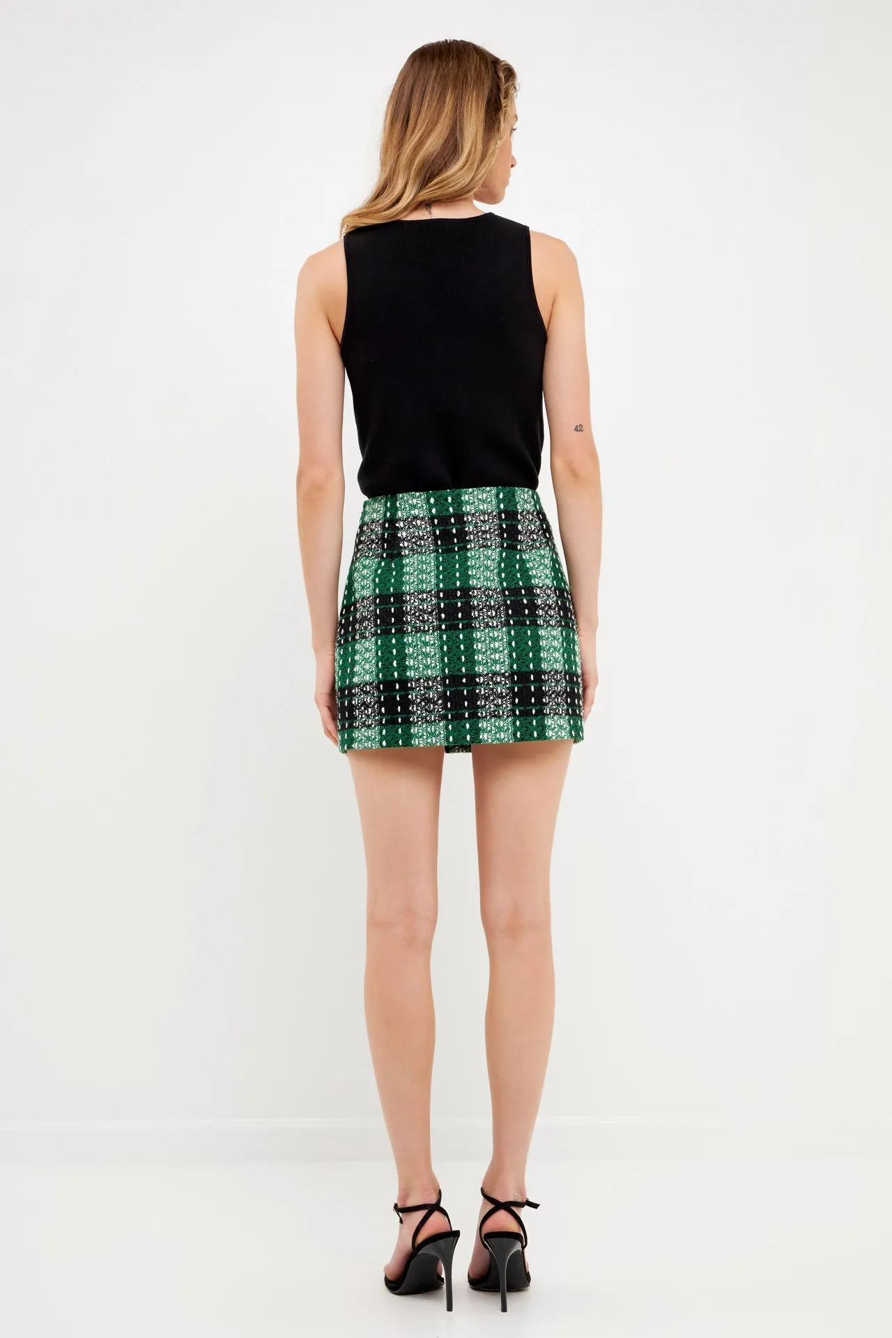 Tweed Mini Skirt