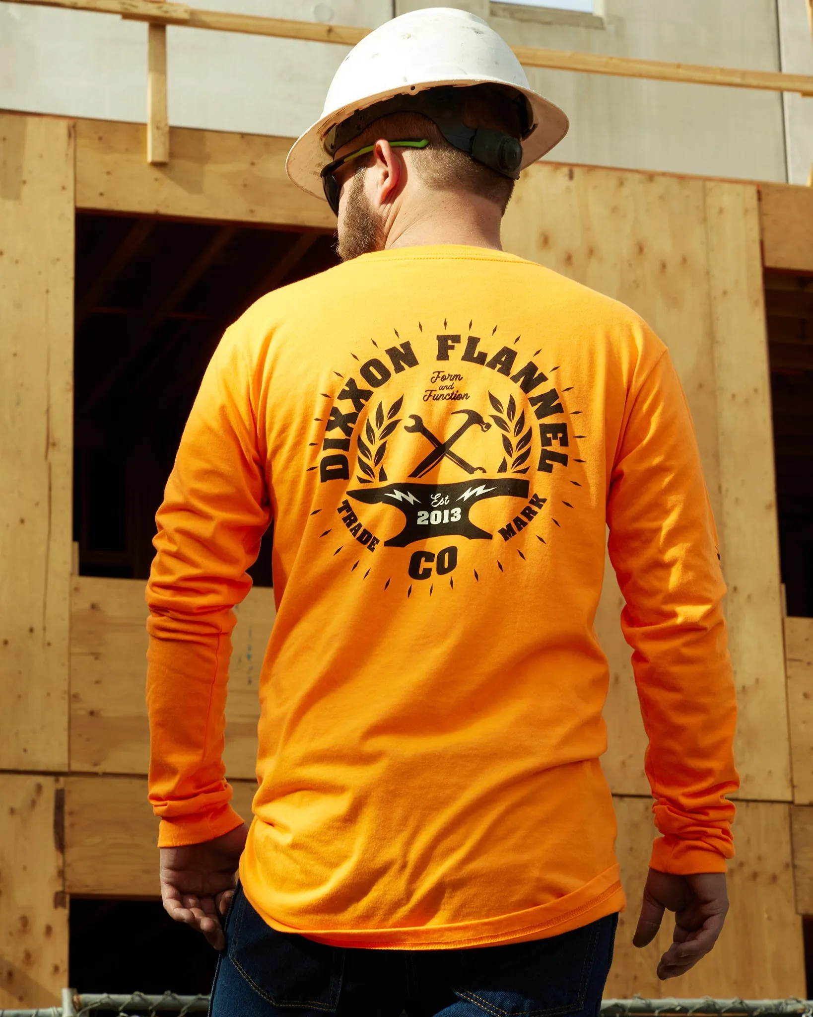 Unite Hi Vis Long Sleeve T-Shirt - Orange