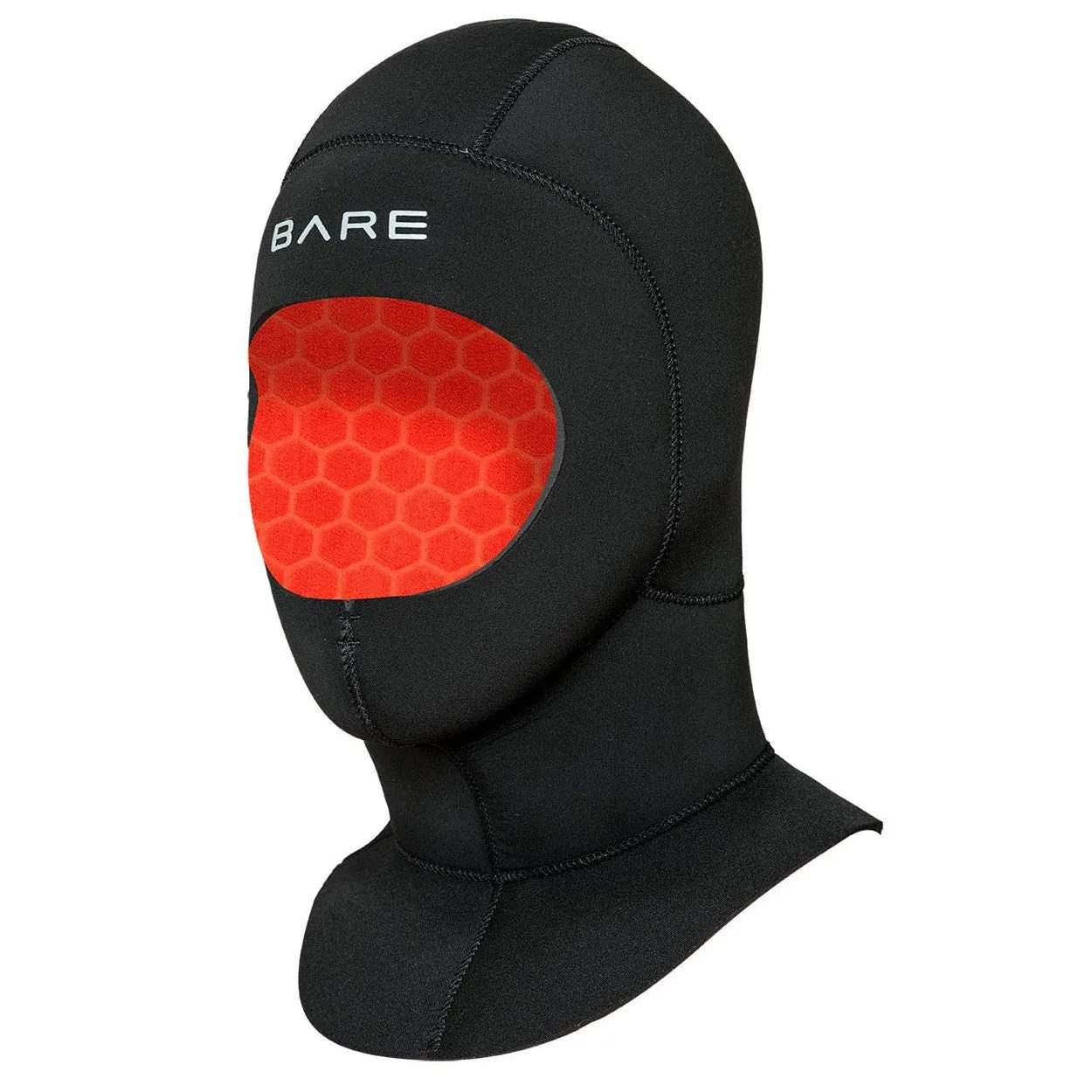 Used Bare 5mm Ultrawarmth Wet Scuba Diving Hood-Black -Small